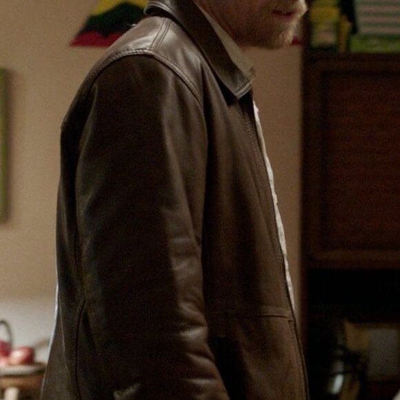 VintageMarc New York Medium Brown Leather Jacket (Worn on the set of Good Girls) - Picture 4 of 5